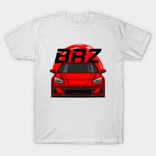 New Gen Red BRZ MK2 Front JDM T-Shirt